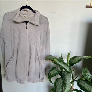 Kori Cream zip sweater
